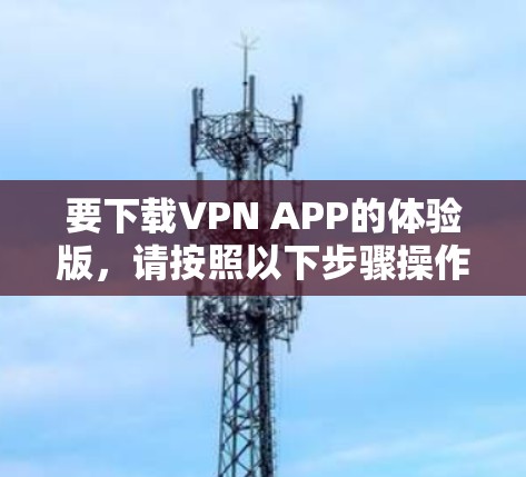 要下载VPN APP的体验版,请按照以下步骤操作