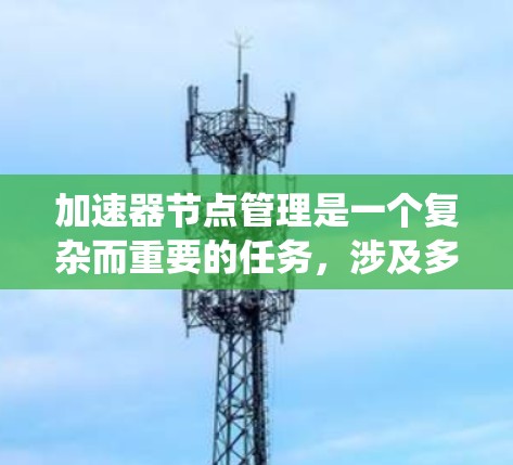 加速器节点管理是一个复杂而重要的任务，涉及多个方面的协调和优化。以下是对加速器节点管理的系统化总结