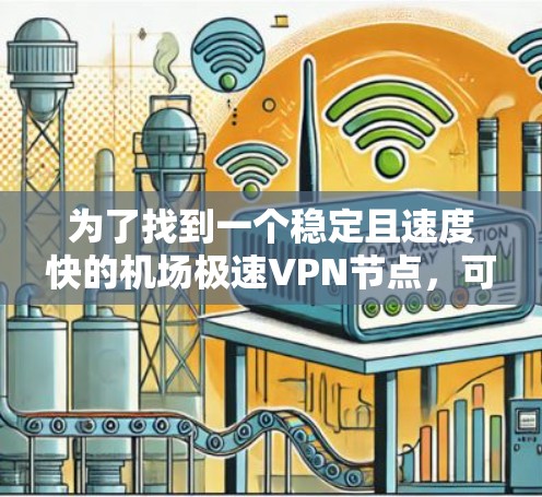 为了找到一个稳定且速度快的机场极速VPN节点，可以按照以下步骤进行